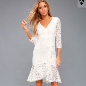 Lulu’s White Lace Dress